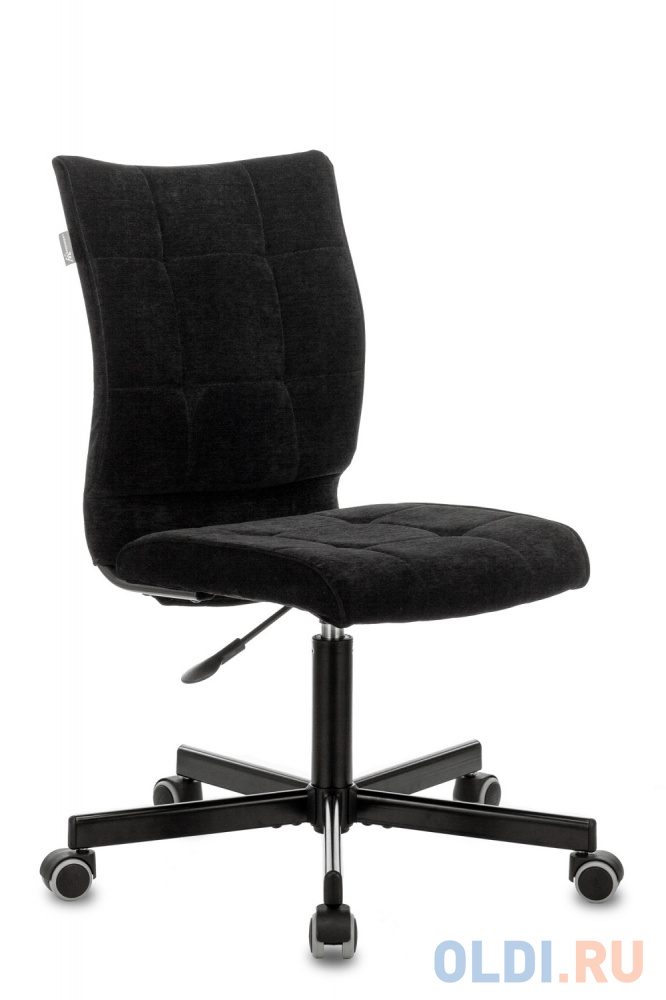 Кресло Бюрократ CH-330M черный Light-20 крестовина металл черный стул breeze bluvel 03 light grey велюр чёрный каркас