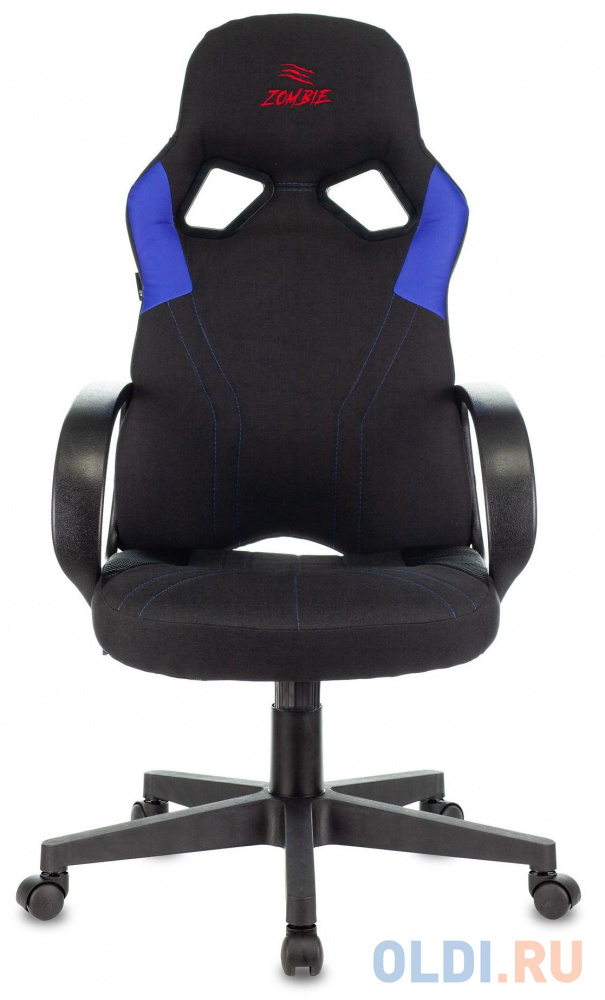 Кресло для геймеров Zombie RUNNER чёрный синий