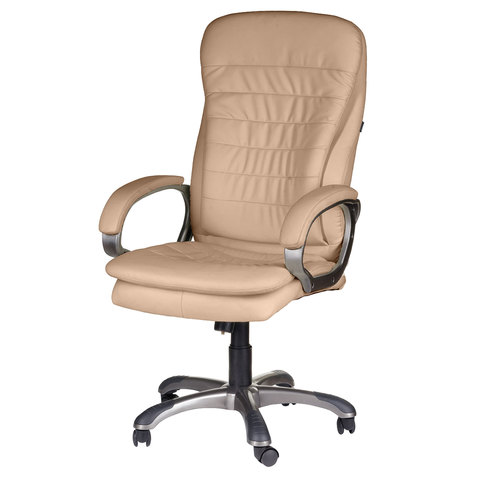 

Кресло офисное BRABIX "Omega EX-589", экокожа, песочное, 531402