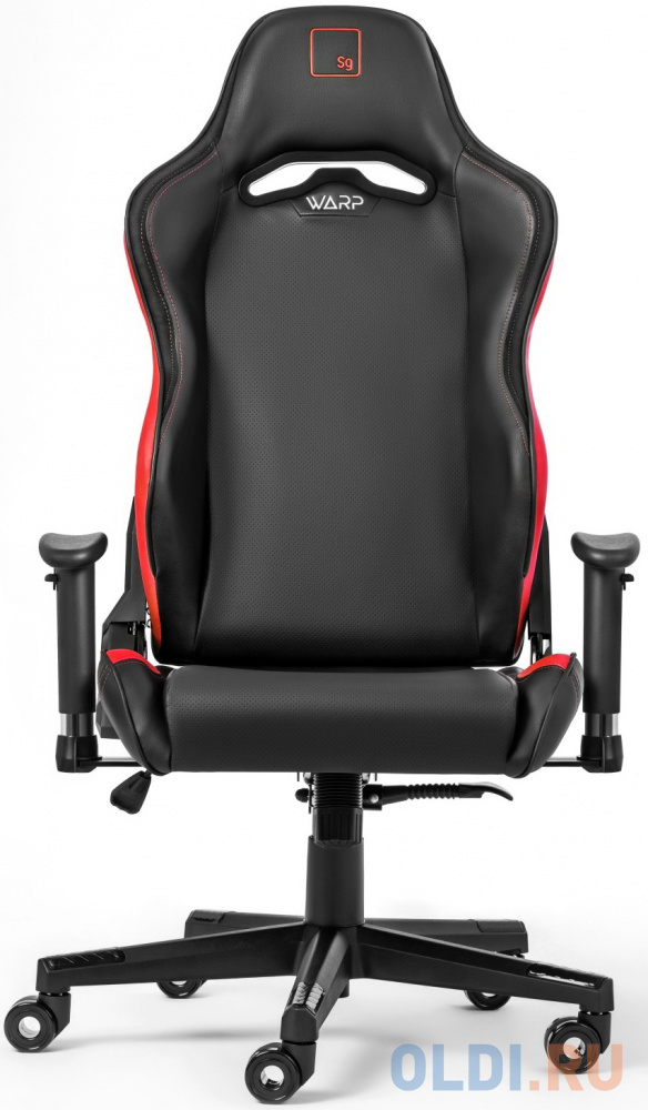 Кресло для геймеров Warp Sg чёрный с красным кресло для геймеров warp xn чёрный с красным