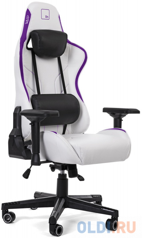Кресло для геймеров Warp Xn белый фиолетовый фото