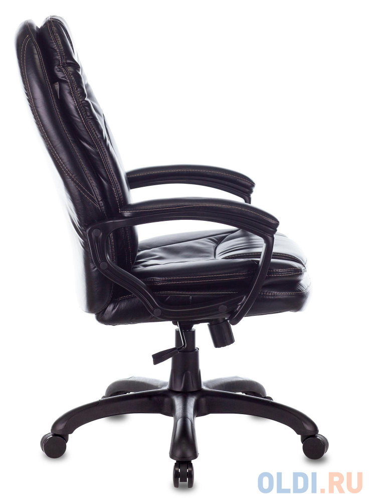 Кресло руководителя Бюрократ CH-868N чёрный Leather Venge фото