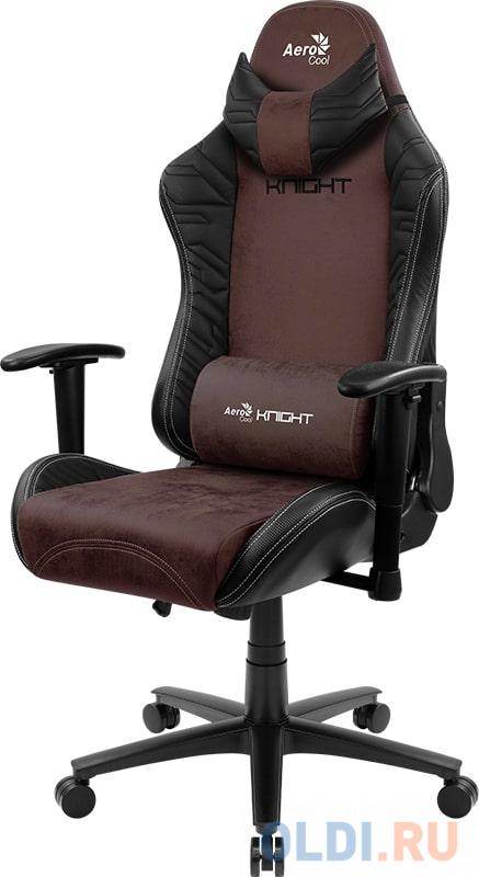 Кресло для геймеров Aerocool KNIGHT Burgundy Red чёрный темно-красный 4710562751222 - фото 2