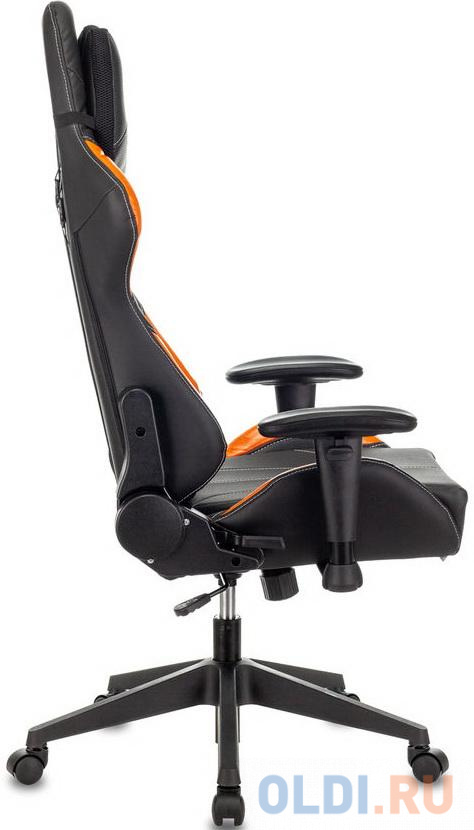 Кресло для геймеров Zombie VIKING 5 AERO черный/оранжевый, цвет черный/оранжевый, размер 1240 х 430 х 545 мм - фото 2