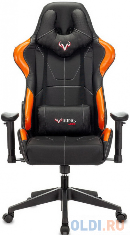 Кресло для геймеров Zombie VIKING 5 AERO черный/оранжевый фото