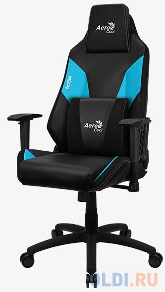 Кресло для геймеров Aerocool Admiral-Ice Blue чёрный голубой 4710562758245 фото