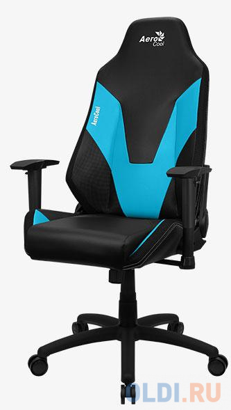 Кресло для геймеров Aerocool Admiral-Ice Blue чёрный голубой 4710562758245 фото