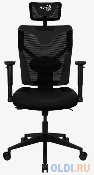 Кресло для геймеров Aerocool Guardian-Smoky Black чёрный 4710562758344 кресло для геймеров aerocool crown leatherette   red чёрный красный