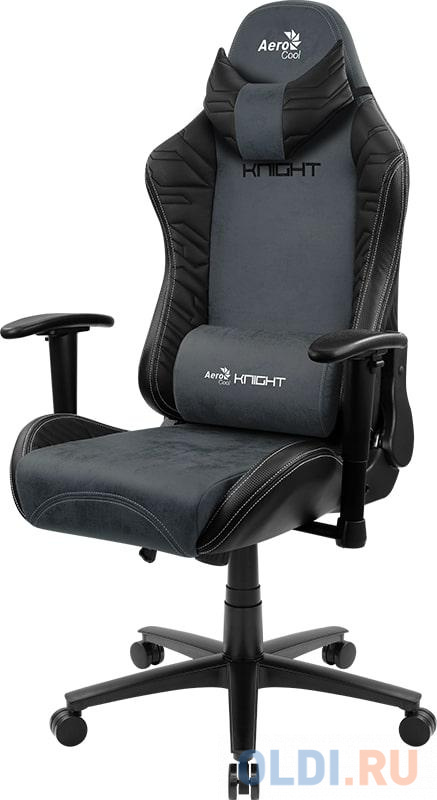 Кресло для геймеров Aerocool KNIGHT Steel Blue чёрный темно-синий 4710562751215 - фото 3