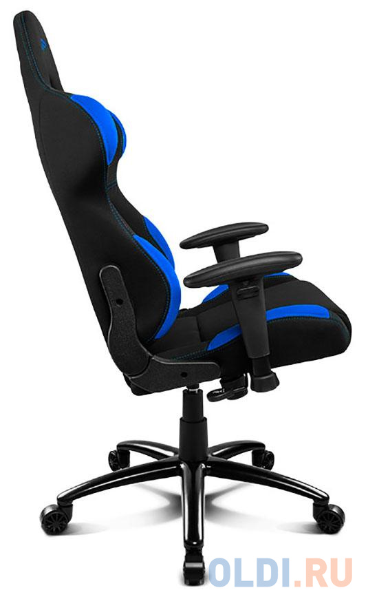 Кресло для геймеров Drift DR100 Fabric чёрный синий DR100BL - фото 4