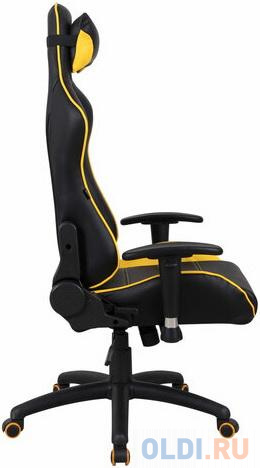 Кресло для геймеров BRABIX "GT Master GM-110" черный с желтым фото