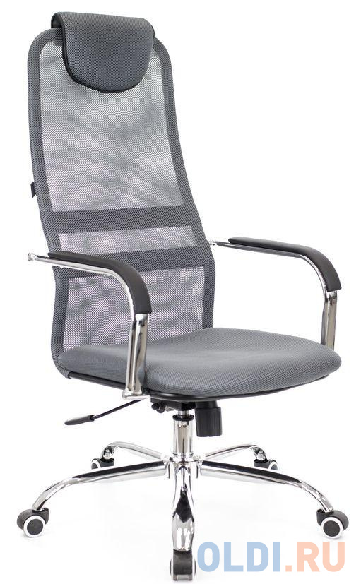 Кресло руководителя Everprof EP 708 TM сетка серый, размер 1240 х 600 х 490 мм - фото 1