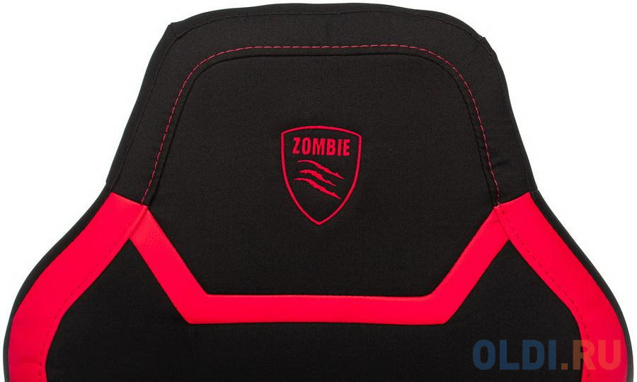 Кресло для геймеров Zombie ZOMBIE 10 RED чёрный с красным, размер 1080 х 430х 490 мм - фото 4