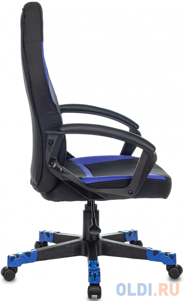 Кресло для геймеров Zombie Zombie 10 чёрный синий, размер 1080 х430 х490 мм - фото 3