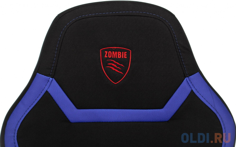 Кресло для геймеров Zombie Zombie 10 чёрный синий, размер 1080 х430 х490 мм - фото 5