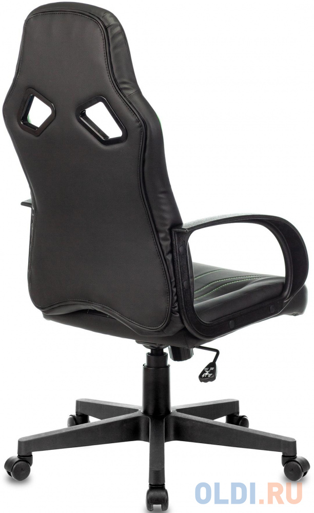 Кресло для геймеров Бюрократ ZOMBIE RUNNER чёрный зеленый, размер 825 х 320 х 670 мм - фото 3