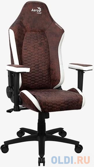 Кресло для геймеров Aerocool CROWN AeroSuede Burgundy Red бордовый кресло для геймеров aerocool crown leatherette   white чёрный белый