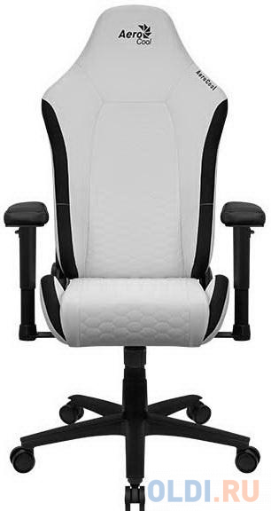 Кресло для геймеров Aerocool CROWN белый 4711099471171 - фото 1