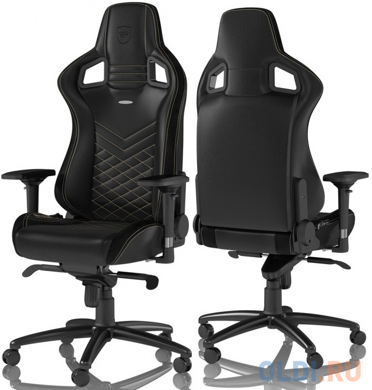 Кресло для геймеров Noblechairs EPIC чёрный золотистый Кресло для геймеров Noblechairs EPIC чёрный золотистый фото