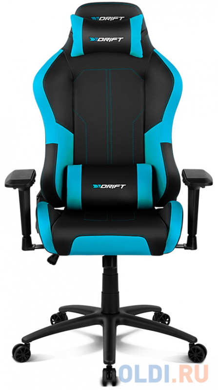 Кресло для геймеров Drift DR250BL чёрный синий фото