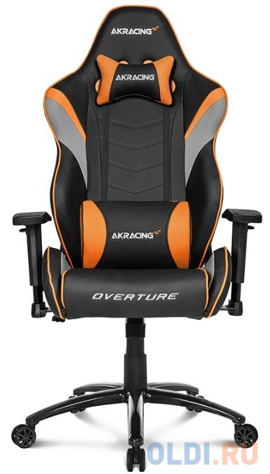 Кресло для геймеров Akracing OVERTURE чёрный оранжевый OVERTURE-ORANGE - фото 1