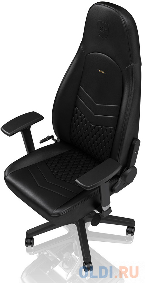 Кресло для геймеров Noblechairs ICON Real Leather чёрный