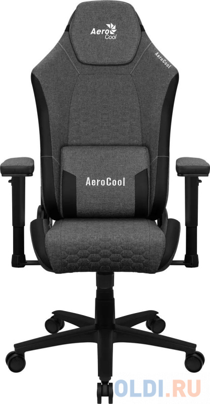 Кресло для геймеров Aerocool CROWN AeroWeave Ash Black чёрный фото