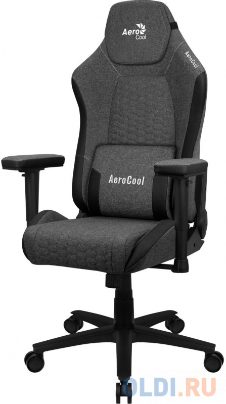 Кресло для геймеров Aerocool CROWN AeroWeave Ash Black чёрный фото