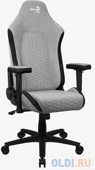 Кресло для геймеров Aerocool CROWN AeroWeave Ash Grey серый фото