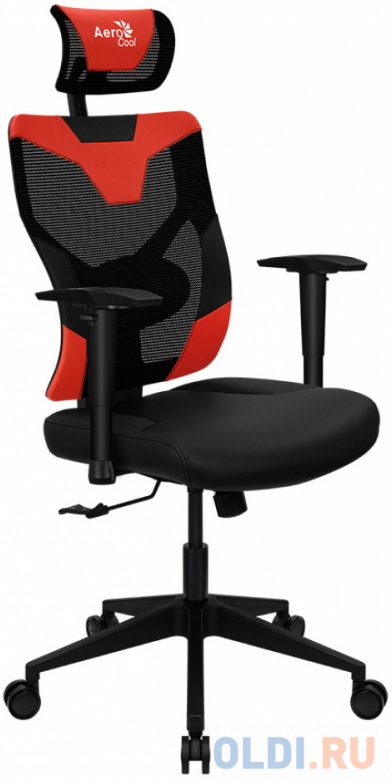 Кресло для геймеров Aerocool GUARDIAN Champion чёрный красный