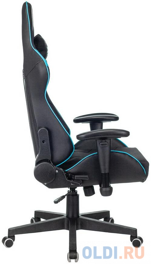 Кресло для геймеров A4TECH X7 GG-1100 чёрный голубой, размер 1260 х 430 х 700 мм - фото 5