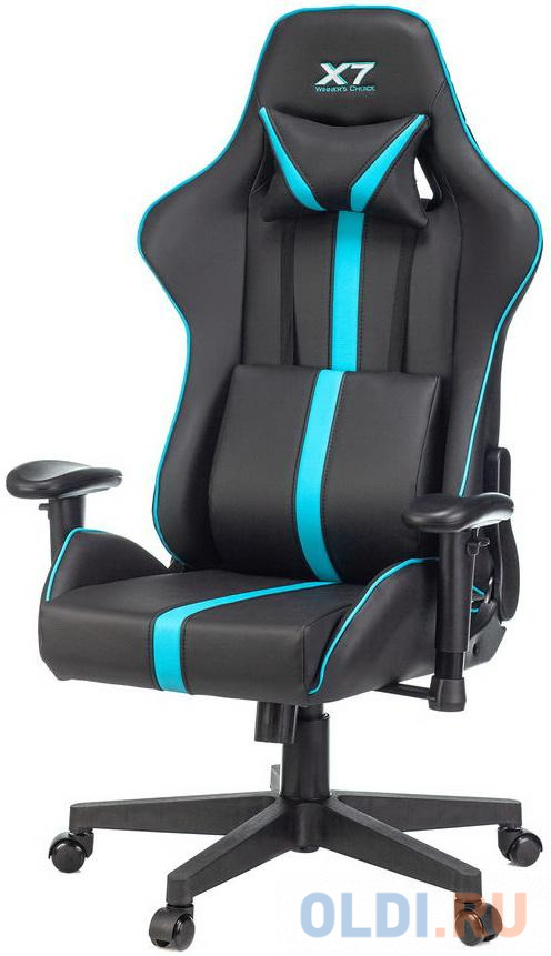 Кресло Для Геймеров A4Tech X7 Gg-1200 Чёрный Голубой
