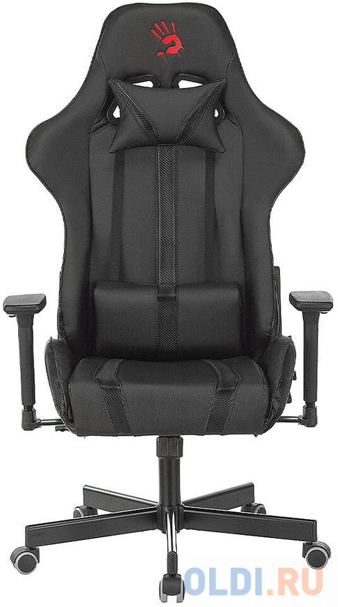 Кресло игровое A4Tech Bloody GC-600, черный, эко.кожа, крестовина пластик, цвет чёрный, размер 73,5 х 54 х 49 см - фото 5