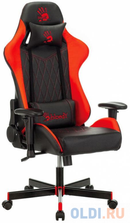 Кресло для геймеров A4TECH Bloody GC-870 чёрный красный
