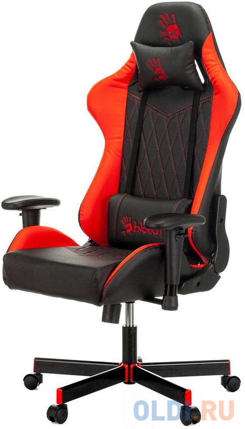Кресло для геймеров A4TECH Bloody GC-870 чёрный красный, размер 71 х 54,5 х 51 см - фото 2