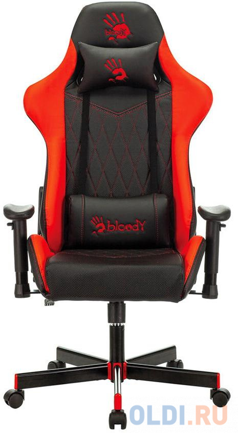 Кресло для геймеров A4TECH Bloody GC-870 чёрный красный, размер 71 х 54,5 х 51 см - фото 5