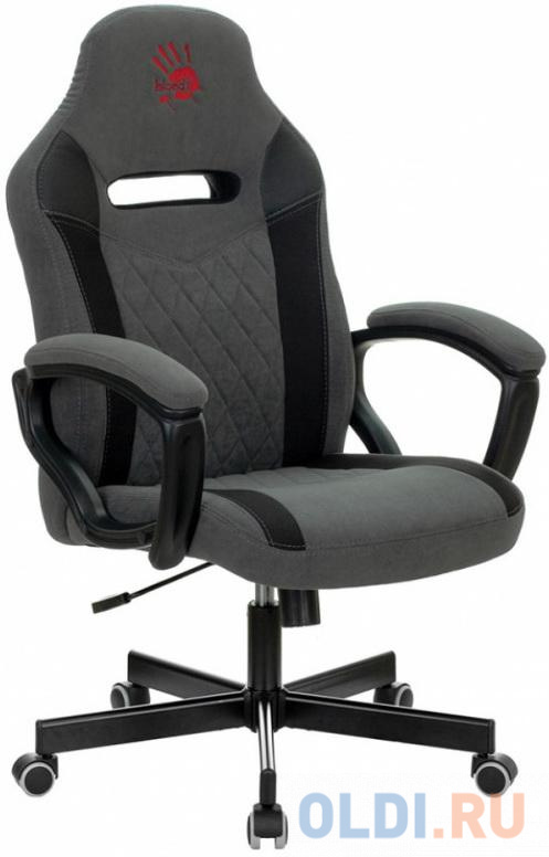 Кресло для геймеров A4TECH Bloody GC-110 чёрный серый кресло для геймеров karnox defender dr темно серый