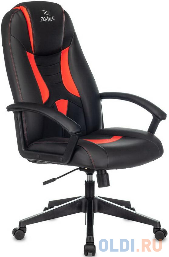 Кресло для геймеров Zombie Zombie 8 чёрный красный кресло для геймеров mad catz g y r a c1 чёрный красный
