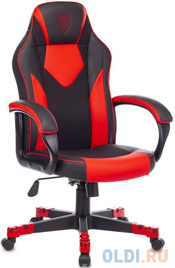 Кресло для геймеров Zombie GAME 17 чёрный красный