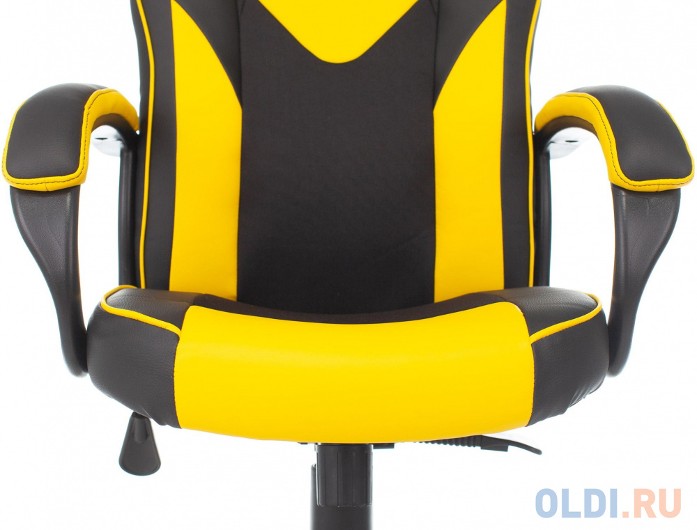 Кресло для геймеров Zombie GAME 17 чёрный жёлтый, размер 1090 х 435 х 650 мм - фото 3