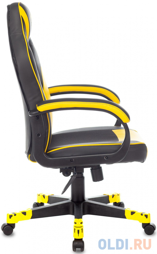 Кресло для геймеров Zombie GAME 17 чёрный жёлтый, размер 1090 х 435 х 650 мм - фото 5