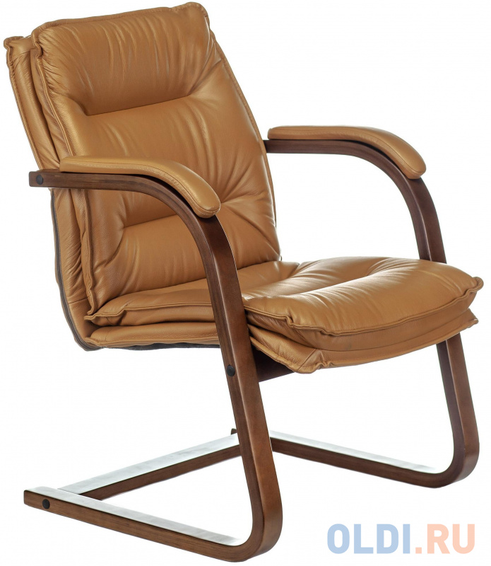 

Кресло Бюрократ T-9927WALNUT- горчичный