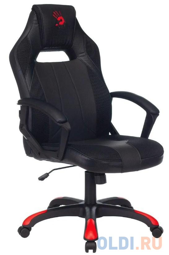 Кресло игровое A4Tech Bloody GC-130 эко.кожа крестовина, цвет красный, размер ВхШхГ 125х70х66 см - фото 1