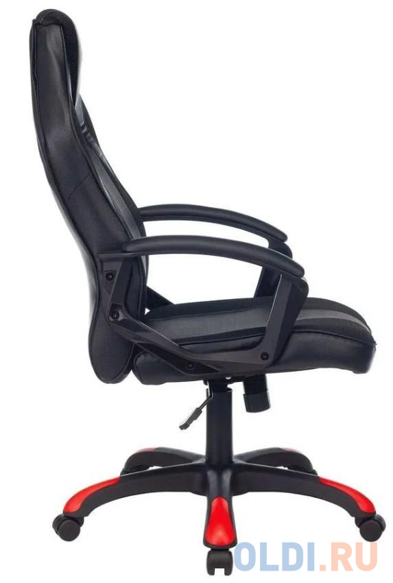 Кресло игровое A4Tech Bloody GC-130 эко.кожа крестовина, цвет красный, размер ВхШхГ 125х70х66 см - фото 4