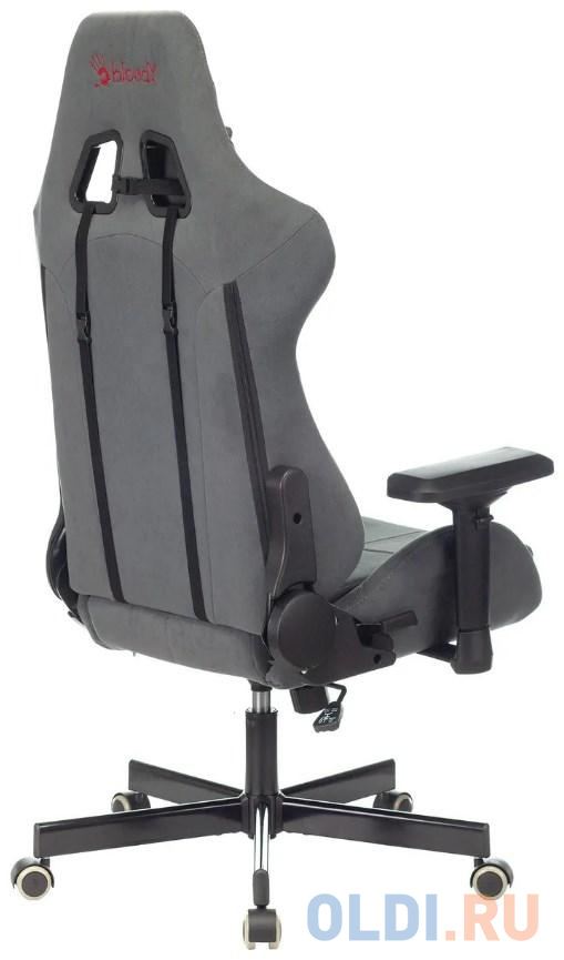 Кресло игровое A4Tech Bloody GC-740 серый крестовина, размер ШхГхВ 70х49х44 см - фото 3