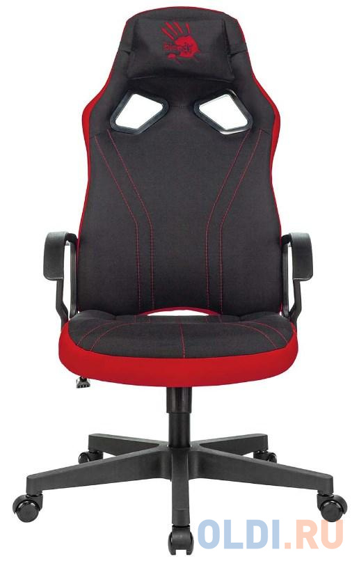 Кресло игровое A4Tech Bloody GC-150 черный крестовина пластик, цвет чёрный - фото 2