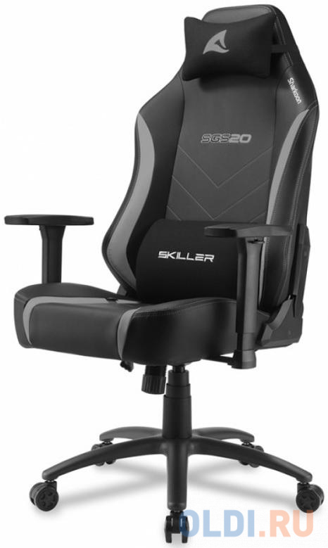 

Кресло для геймеров Sharkoon Skiller SGS20 чёрный серый