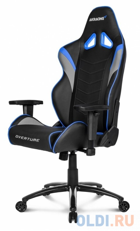 Кресло компьютерное игровое AKRacing OVERTURE  черно-синий OVERTURE-BLUE - фото 1