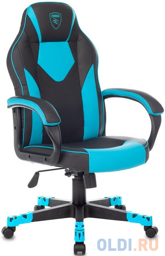 Кресло для геймеров Zombie GAME 17 чёрный синий кресло для геймеров karnox hero lava edition серый синий