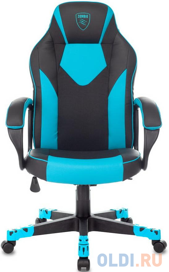 Кресло для геймеров Zombie GAME 17 чёрный синий, размер 825 ? 320 ? 670 мм - фото 2